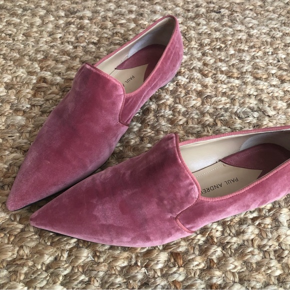 Paul Andrew Velvet Loafer with Grosgrain Trim. Italian 38 - Picture 3 of 11